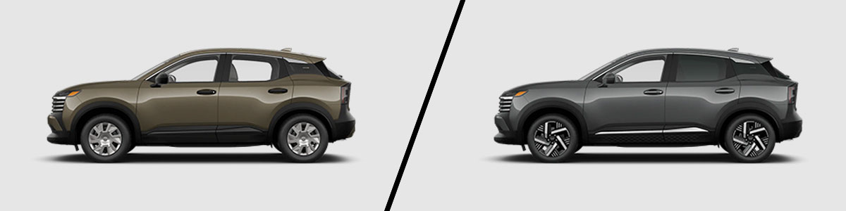 2025 Nissan Kicks S vs SV